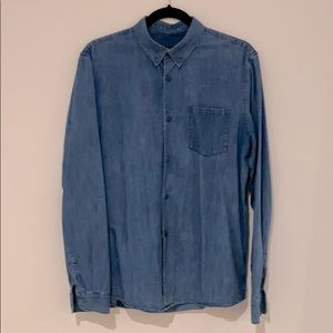 APC Denim Button Shirt - M